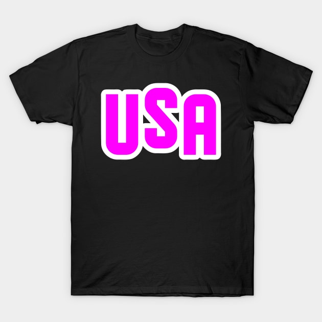 USA T-Shirt by colorsplash